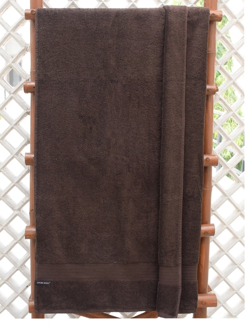 

Avira Home Brown Solid 600 GSM Cotton Bath Towel