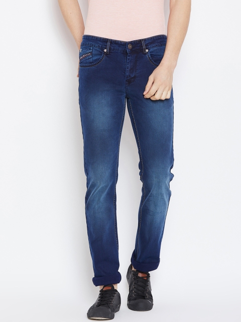 

Duke Men Blue Regular Fit Mid-Rise Clean Look Jeans