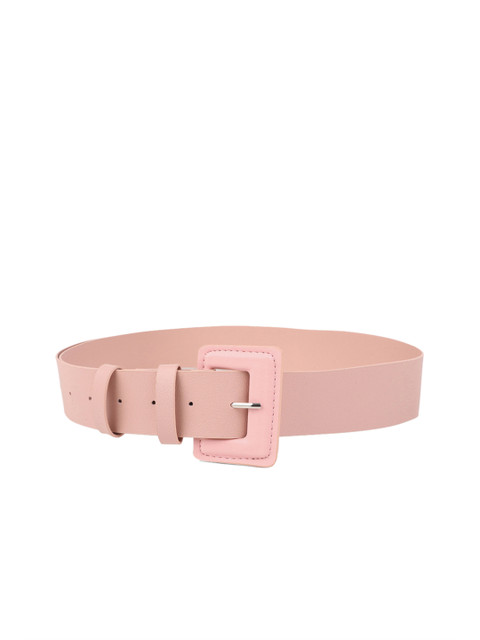 

Kazo Women Peach-Coloured Solid Belt