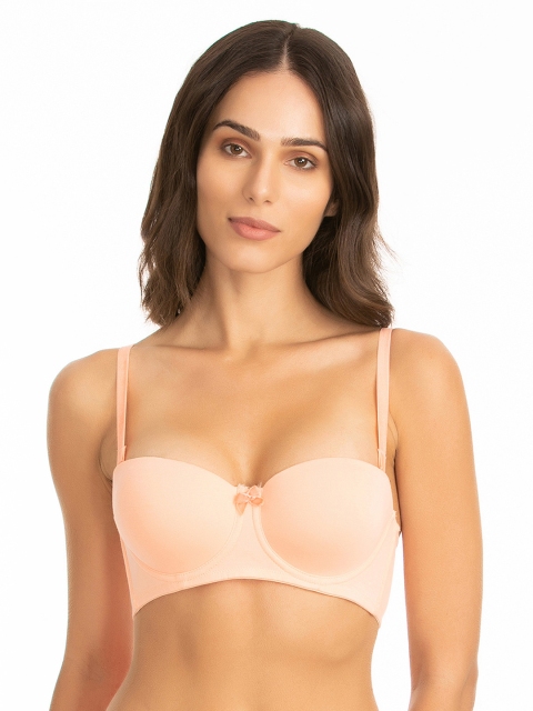 

Zivame Pink Solid Underwired Lightly Padded T-shirt Bra ZI1512FASHDPINK