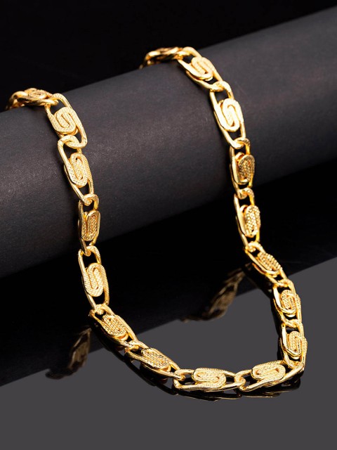

Dare by Voylla Men Gold-Plated Brass Handcrafted Chain
