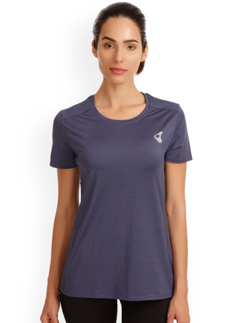 

Zelocity Women Grey Solid Round Neck T-shirt