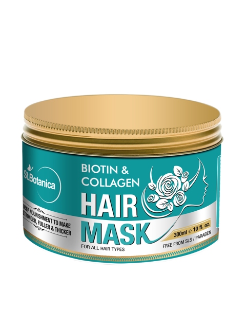 

St.Botanica Biotin & Collagen Strengthening Hair Mask 300 ml, Nude