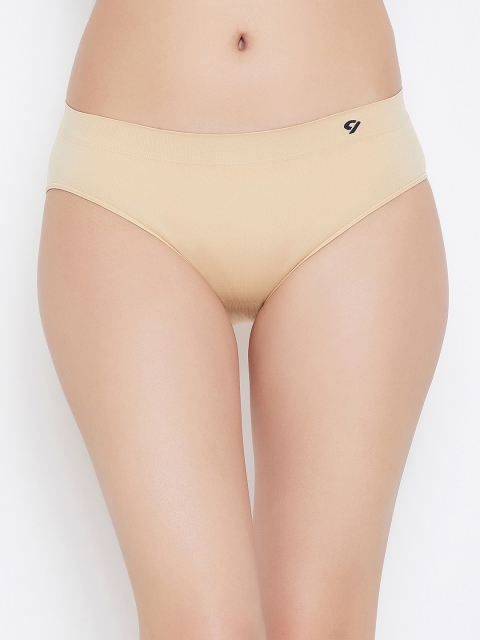 C9 AIRWEAR Women Pack of 3 Solid Hipster Briefs P1103, Nude