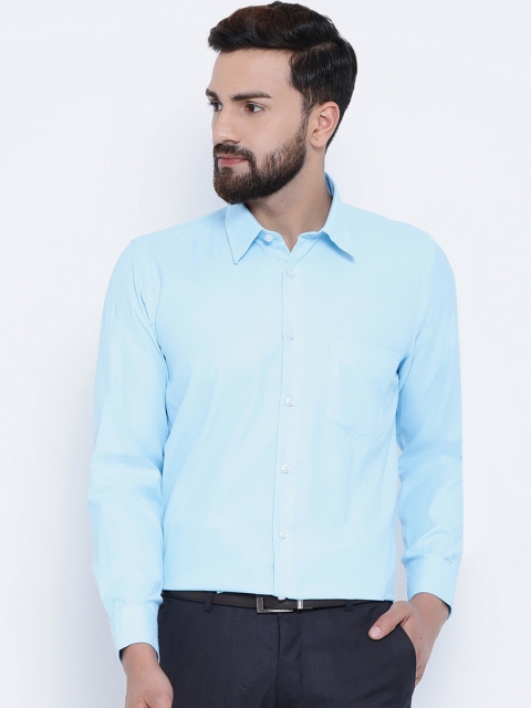 

Richlook Men Blue Regular Fit Solid Formal Shirt