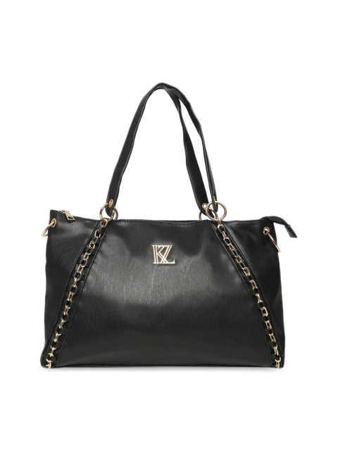 

Kazo Black Solid Shoulder Bag