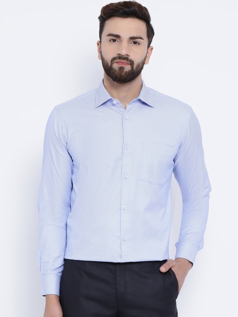 

Richlook Men Blue Regular Fit Printed Formal Shirt