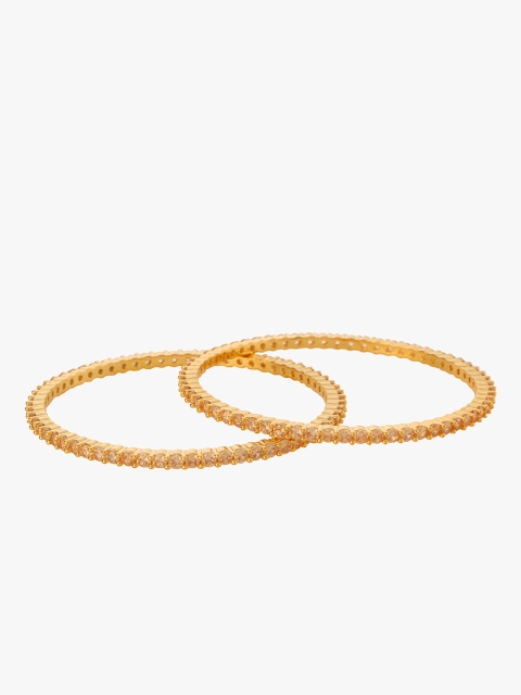 

Peora Set of 2 18 K Gold-Plated Bangles