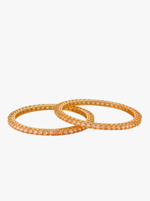 

Peora Set of 2 18 K Gold-Plated Bangles
