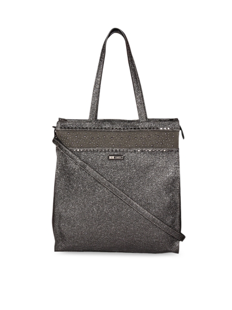 

ESBEDA Black Textured Shoulder Bag