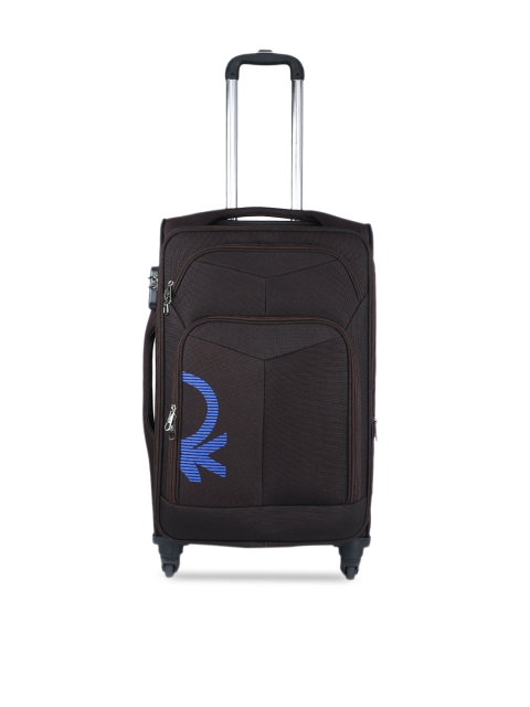 

United Colors of Benetton Coffee Brown Medium Trolley Bag