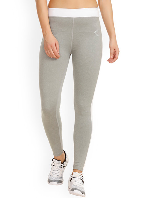 

Zelocity by Zivame Women Grey Solid Ankle-Length Leggings