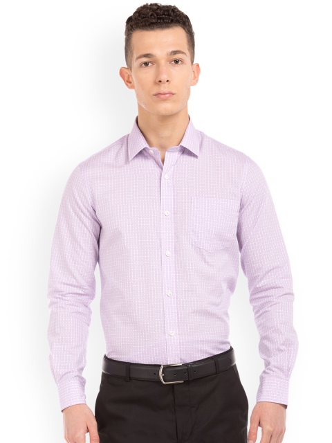 

Arrow Men Pink Slim Fit Printed Formal Shirt