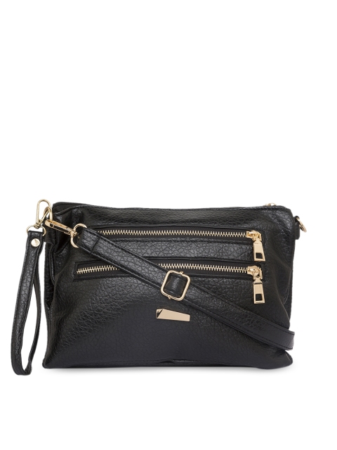

Satchel Bags Black Solid Sling Bag