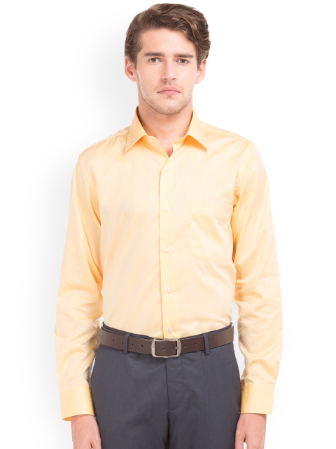 

Arrow Men Yellow Regular Fit Solid Formal Shirt