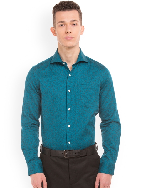 

Arrow Men Blue Slim Fit Printed Formal Shirt