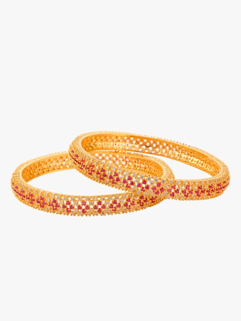 

Peora Set of 2 18 K Gold-Plated Bangles