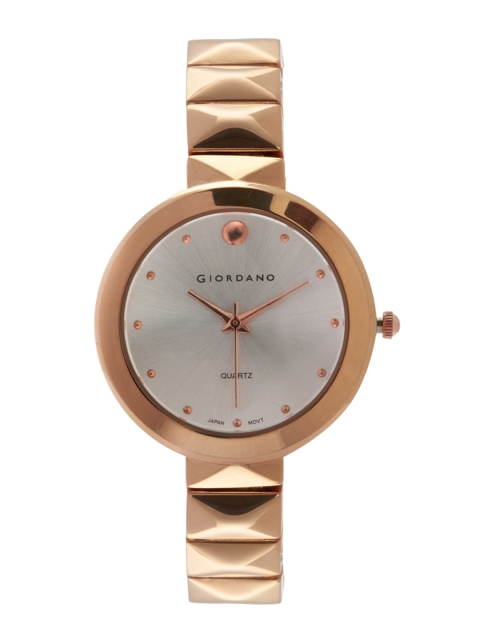 

GIORDANO Women Grey & Gold-Toned Analogue Watch C2202-11