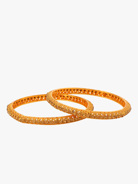

Peora Set of 2 18 K Gold-Plated Bangles