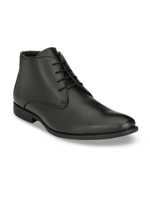 

Ferraiolo Men Black Synthetic Leather Formal Derbys
