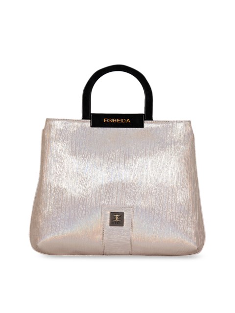 

ESBEDA Silver-Toned Solid Handheld Bag
