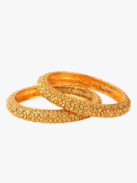 

Peora Set of 2 18 K Gold-Plated Bangles