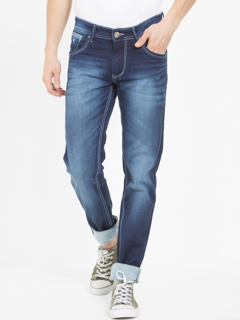 

Road Rockers Men Blue Skinny Fit Low-Rise Clean Look Stretchable Jeans