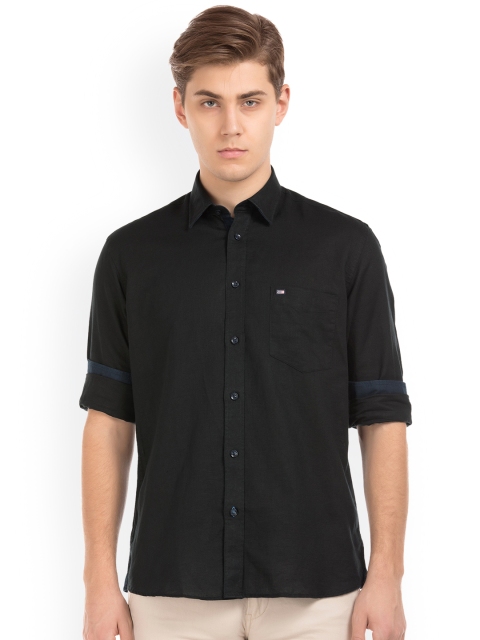 

Arrow Sport Men Black Regular Fit Solid Casual Shirt