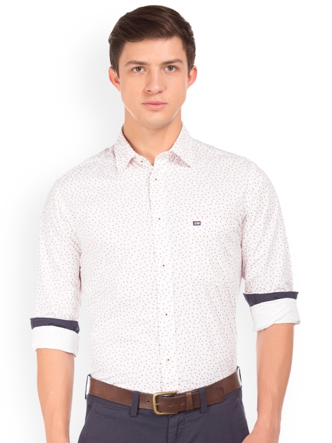 

Arrow Sport Men White Regular Fit Printed Casual Shirt