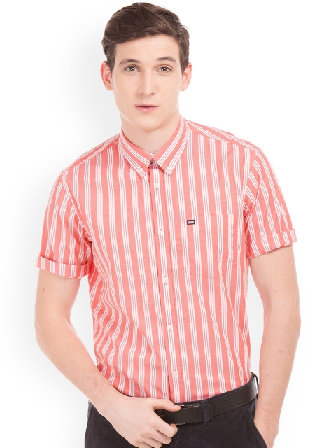 

Arrow Sport Men Red Regular Fit Striped Casual Shirt