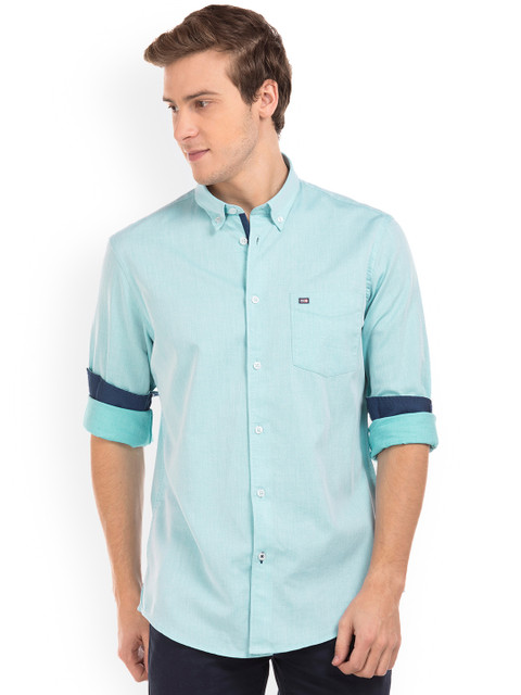 

Arrow Sport Men Blue Slim Fit Solid Casual Shirt
