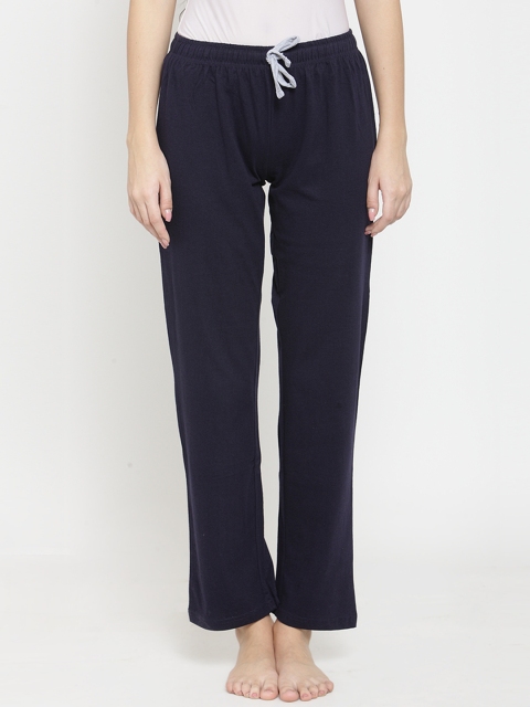 

Slumber Jill Women Navy Blue Solid Lounge Pants FS-018
