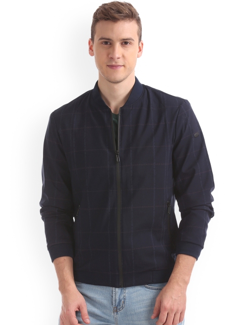 

U.S. Polo Assn. Men Blue Checked Bomber