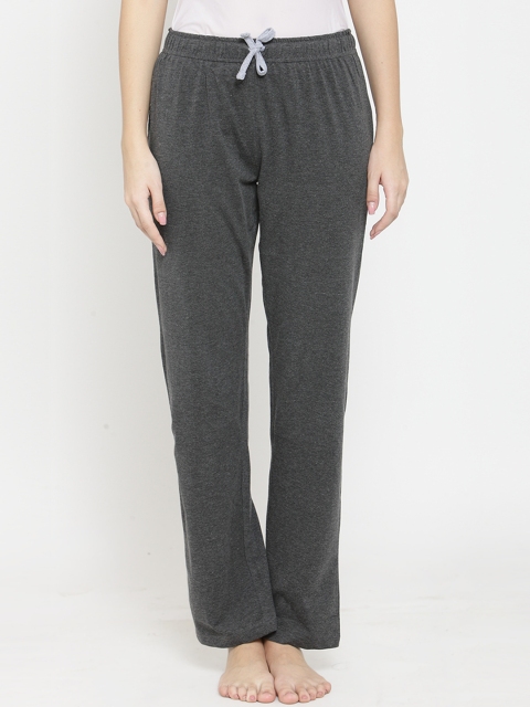 

Slumber Jill Women Charcoal Grey Solid Lounge Pants FS-017