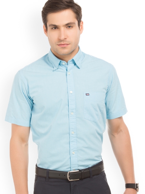 

Arrow Sport Men Blue Regular Fit Solid Casual Shirt