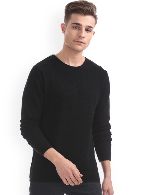 

Ed Hardy Men Black Solid Sweater