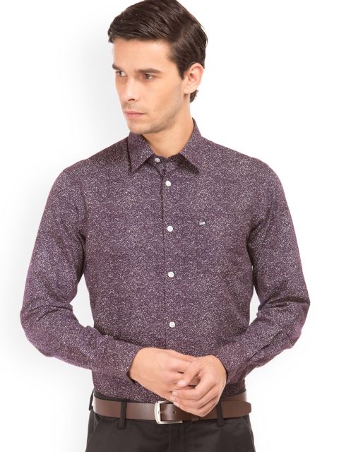 

Arrow Sport Men Purple Slim Fit Printed Casual Shirt