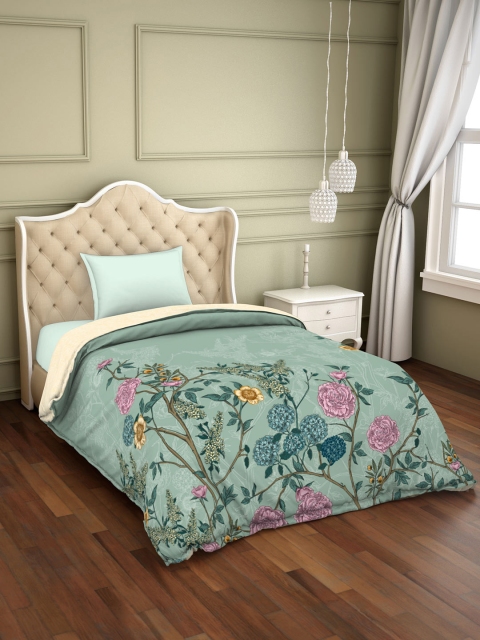 

SPACES Green Abstract AC Room 150 GSM Single Bed Comforter