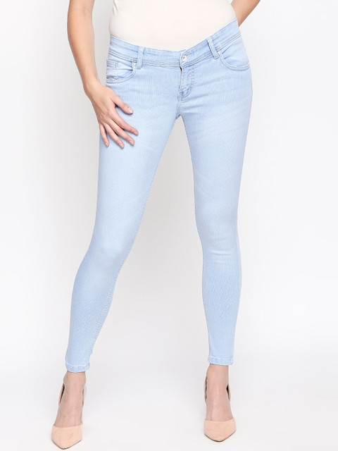 

High Star Women Blue Slim Fit Mid-Rise Clean Look Stretchable Jeans