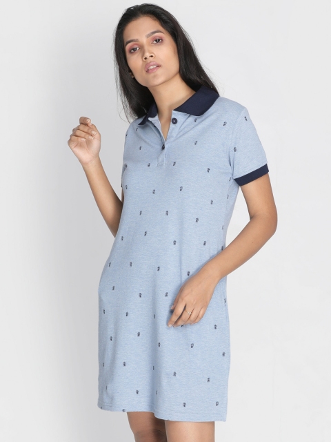 

Clt.s Blue Printed Nightdress