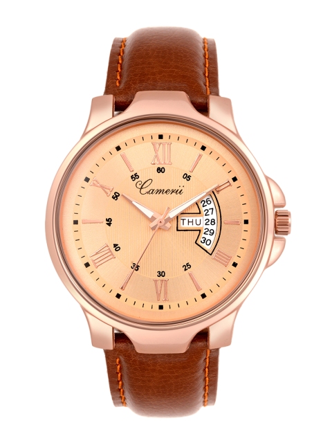 

Camerii Men Copper-Toned Analogue Watch WM336