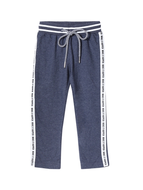 

Cherokee Girls Blue Solid Regular-Fit Trackpant