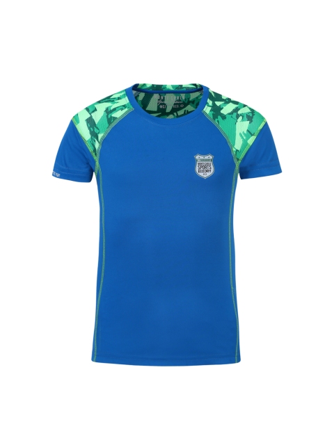 

Monte Carlo Boys Blue Printed Round Neck T-shirt