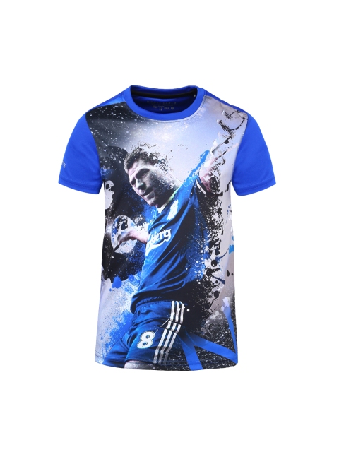 

Monte Carlo Boys Blue Printed Round Neck T-shirt