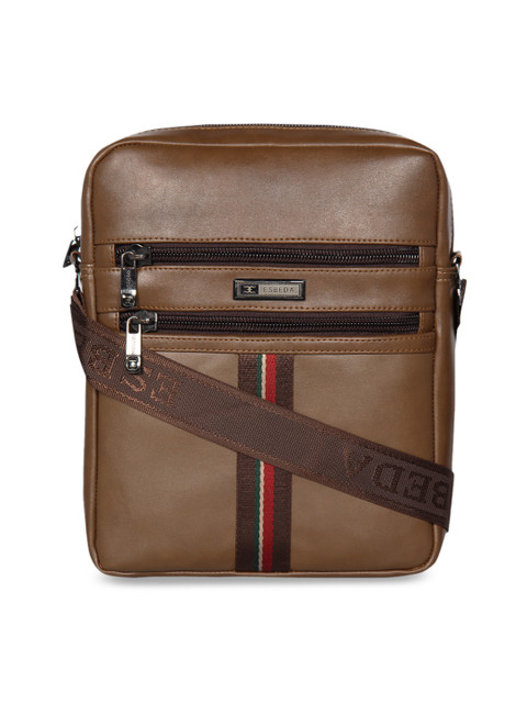 

ESBEDA Khaki Solid Messenger Bag