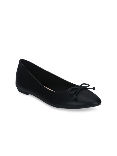

Truffle Collection Women Black Solid Ballerinas