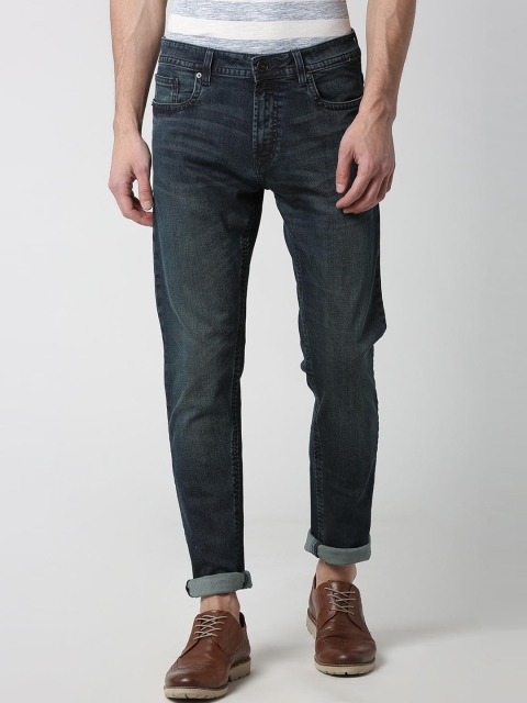 

Peter England Casuals Men Blue Skinny Fit Mid-Rise Clean Look Stretchable Jeans