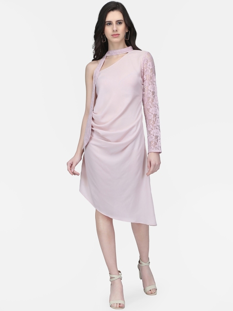 

Eavan Women Lavender Solid Sheath Dress