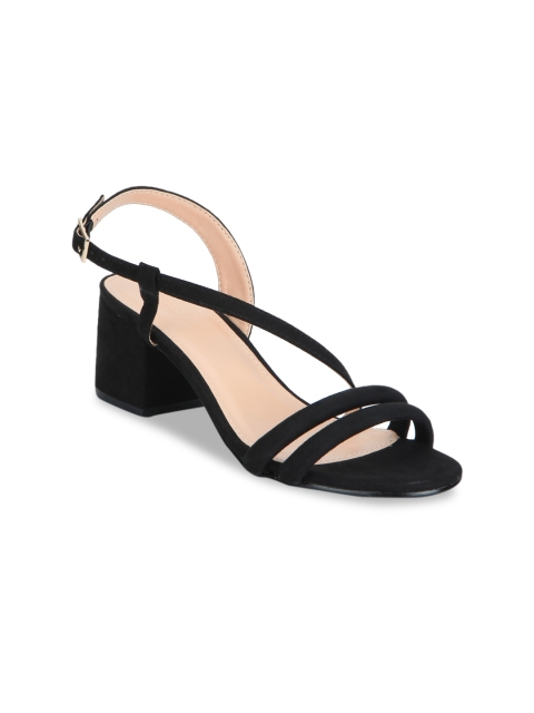 

Truffle Collection Women Black Solid Sandals