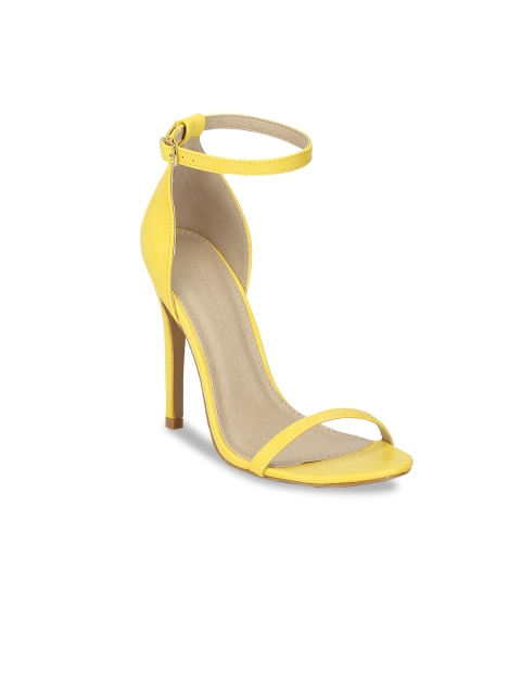 

Truffle Collection Women Yellow Solid Sandals